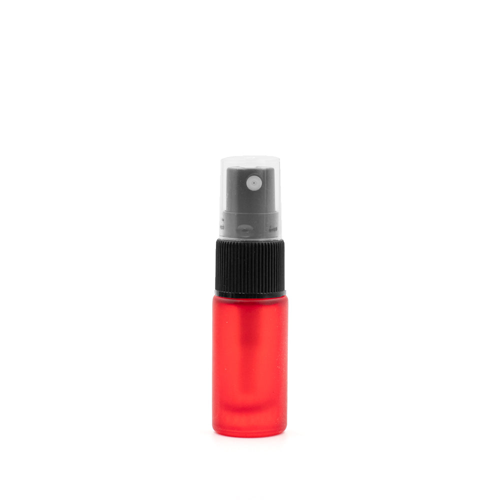 Spray 5ml - vetro satinato ROSSO (singolo o confezione da 5)