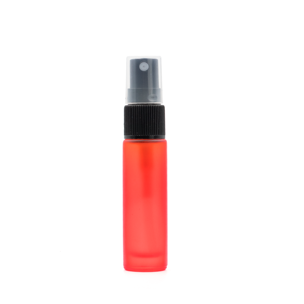 Spray 10ml - vetro satinato ROSSO (singolo o confezione da 5)