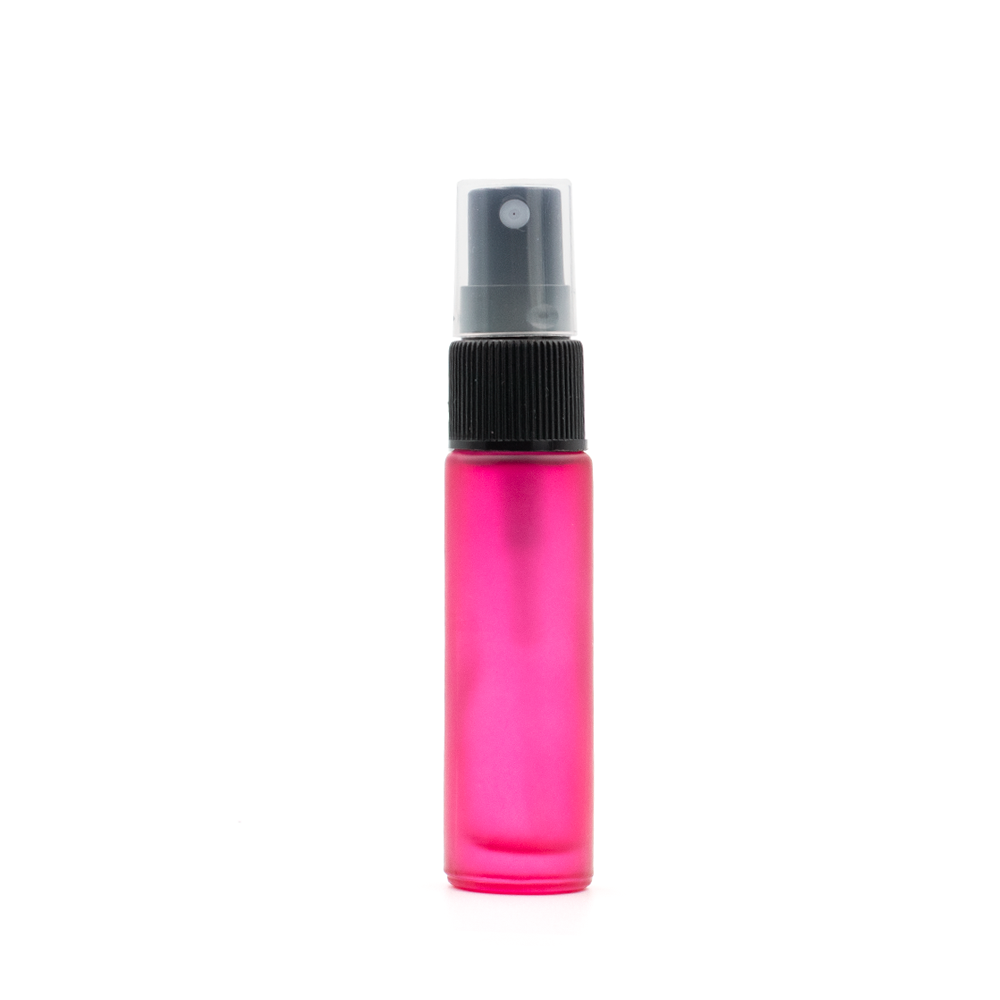 Spray 10ml - vetro satinato ROSA (singolo o confezione da 5)