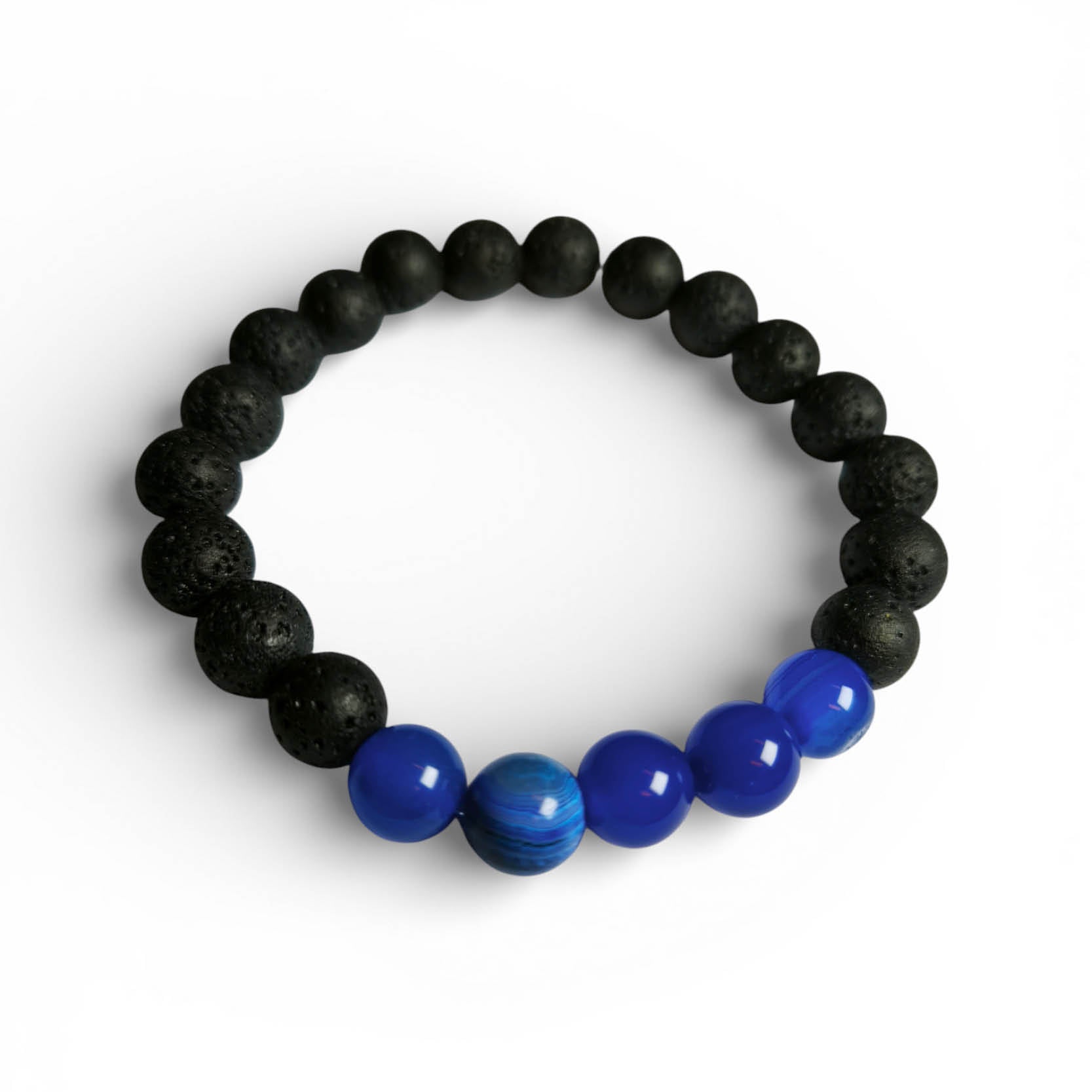 Bracciale Agata Blu