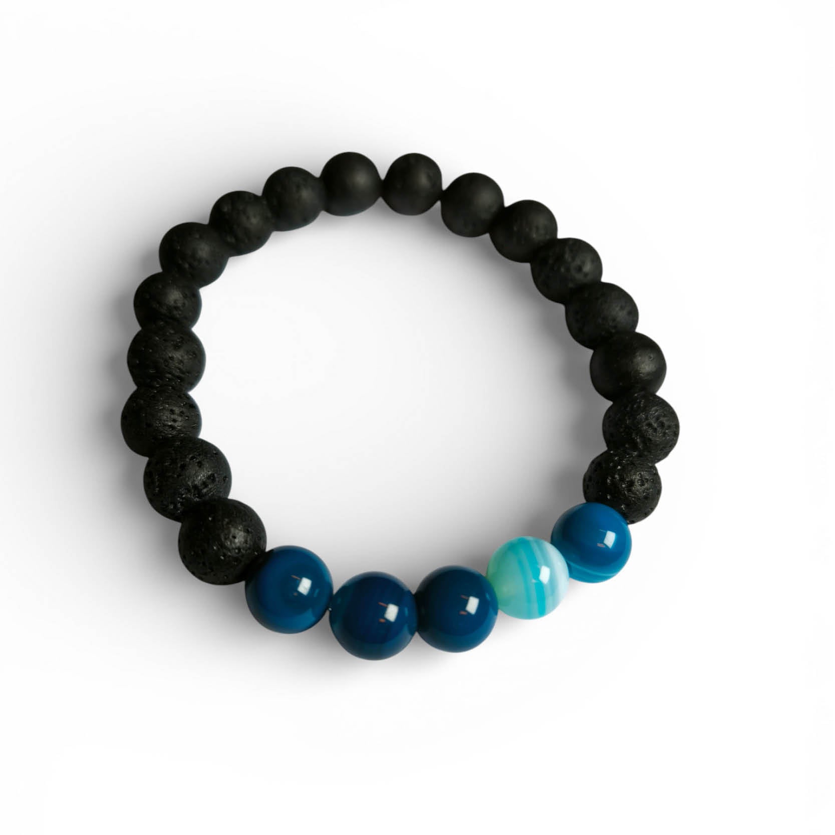 Bracciale Agata Azzurra