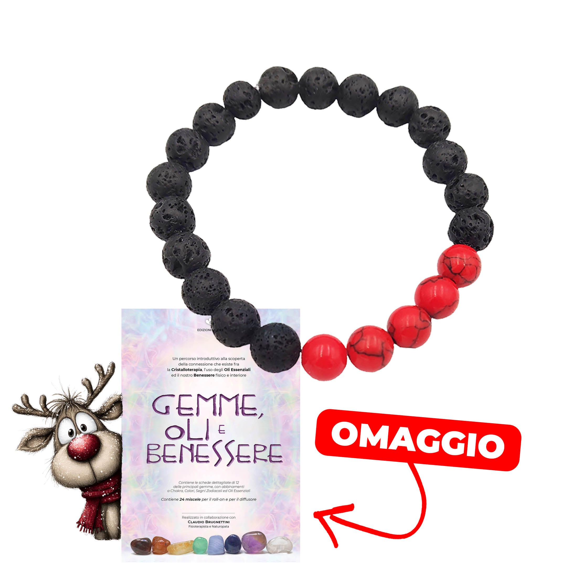 Bracciale Agata Rossa XMAS