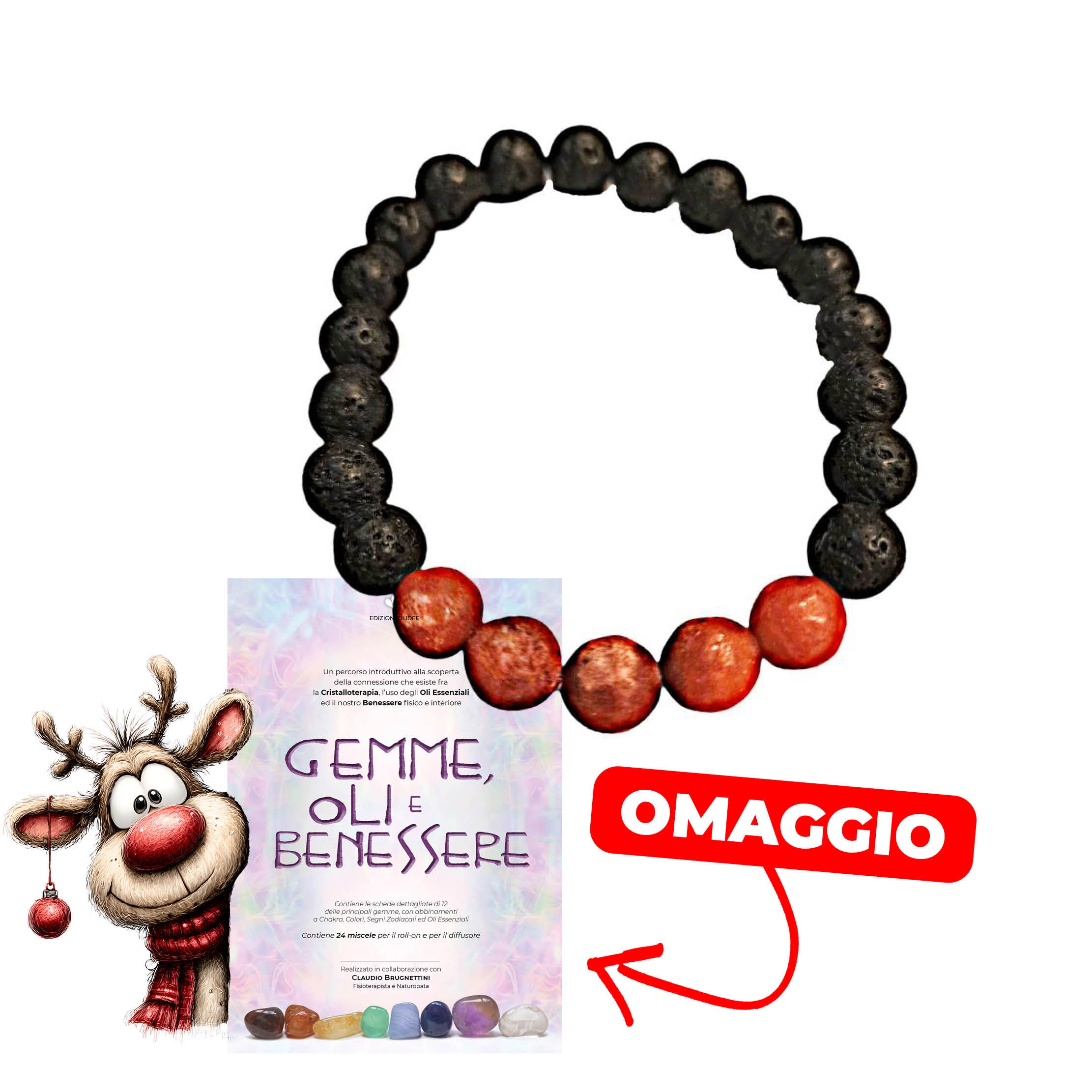 Bracciale Avventurina Rossa XMAS