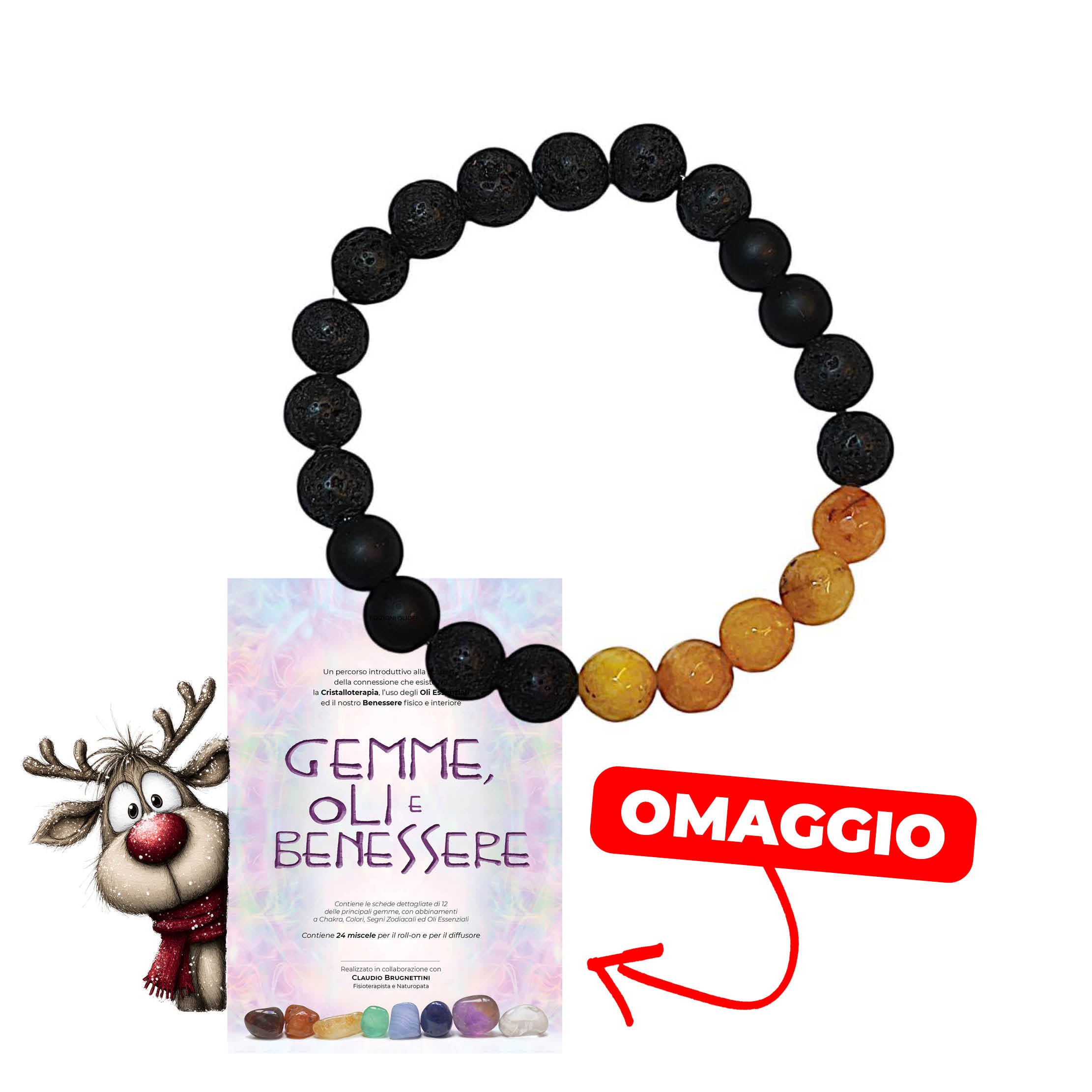 Bracciale Agata Gialla XMAS