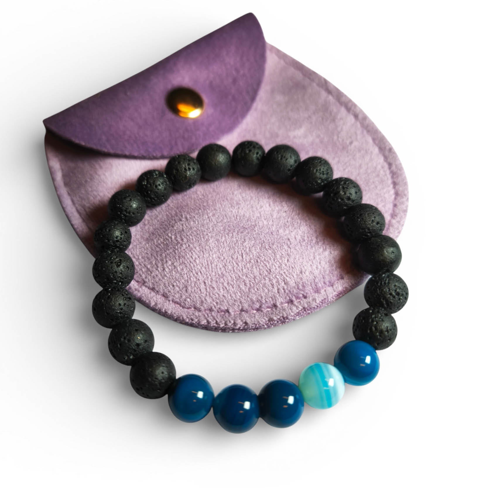 Bracciale Agata Azzurra