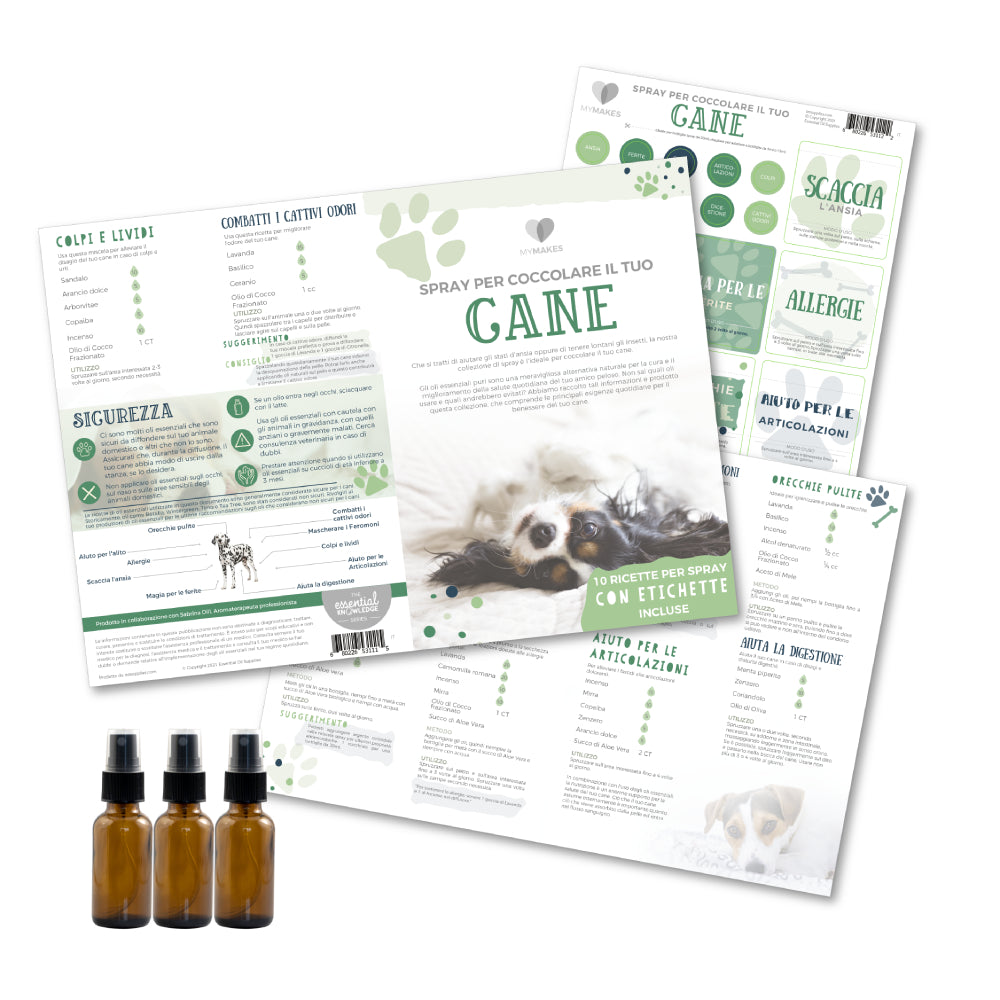 MyMakes: Spray per coccolare il tuo CANE - SET SINGOLO