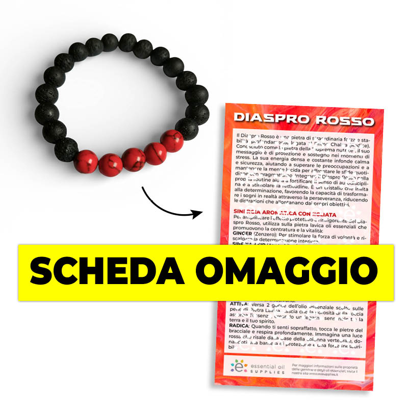 Bracciale Diaspro Rosso