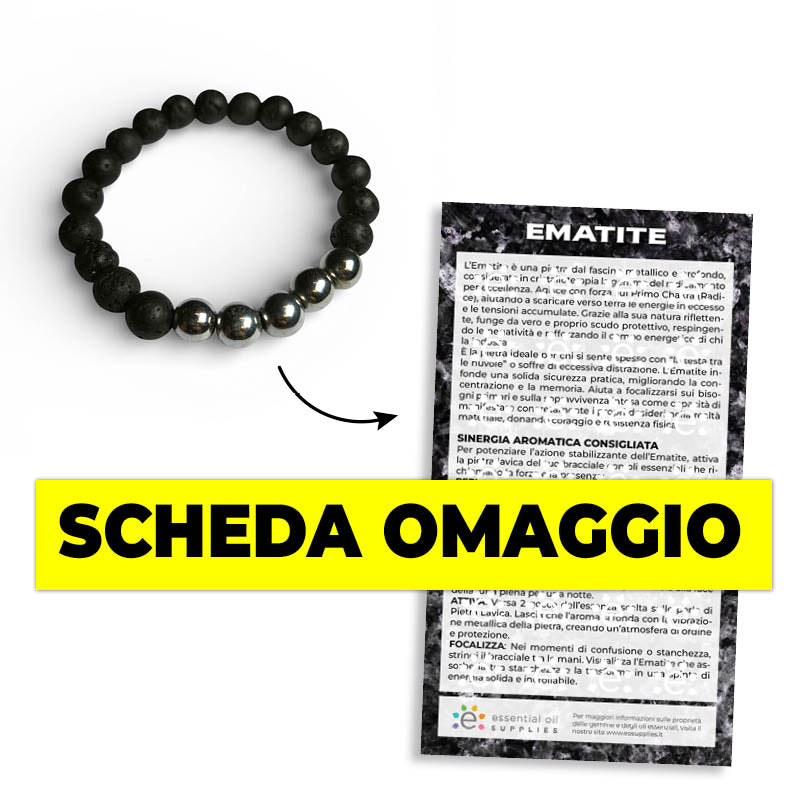Bracciale Ematite