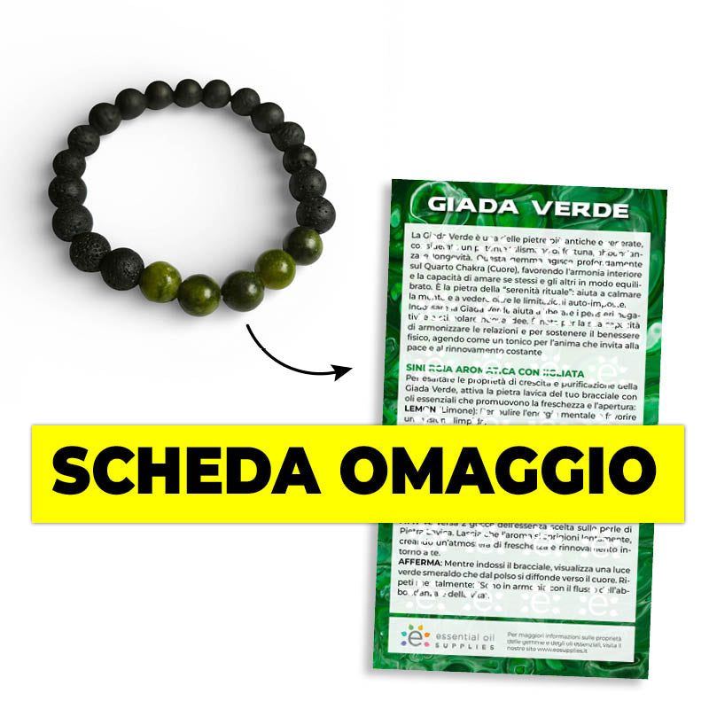 Bracciale Giada Verde
