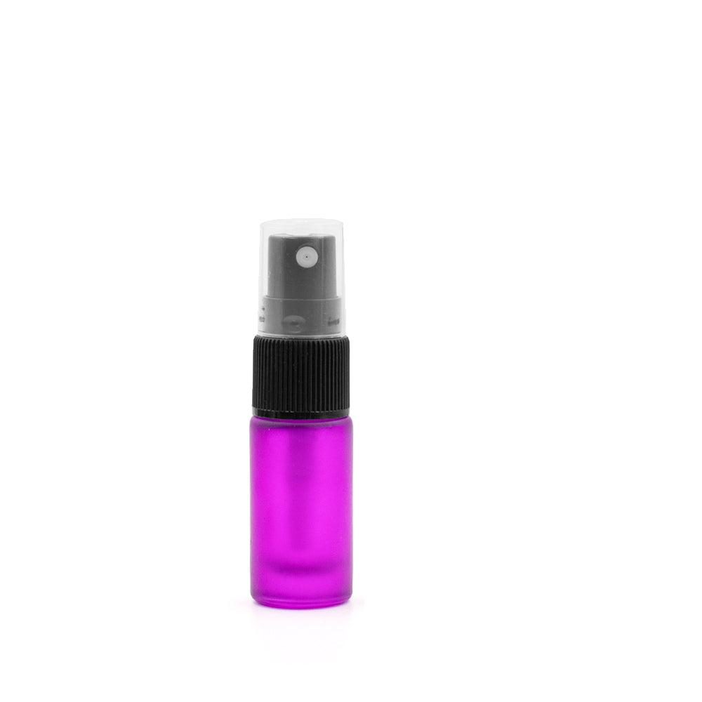 Spray 5ml - vetro satinato VIOLA (singolo o confezione da 5)