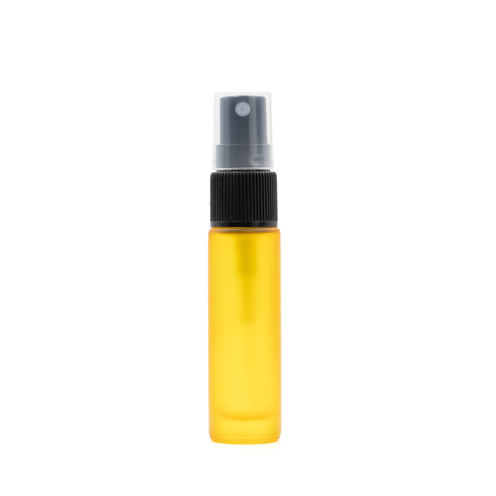 Spray 10ml - vetro satinato GIALLO (singolo o confezione da 5)
